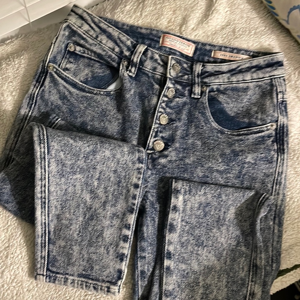 Guess modern vintage 1981 acid wash jeans